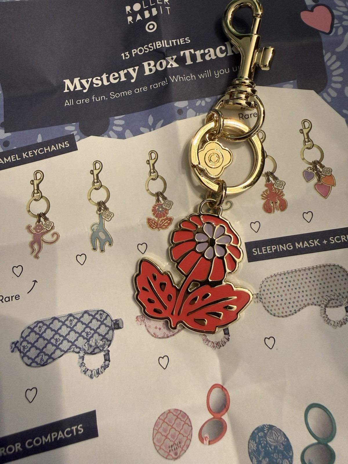 Store Exclusive Mystery Blind Box - Roller Rabbit x Target 2026 (flower Keychain
