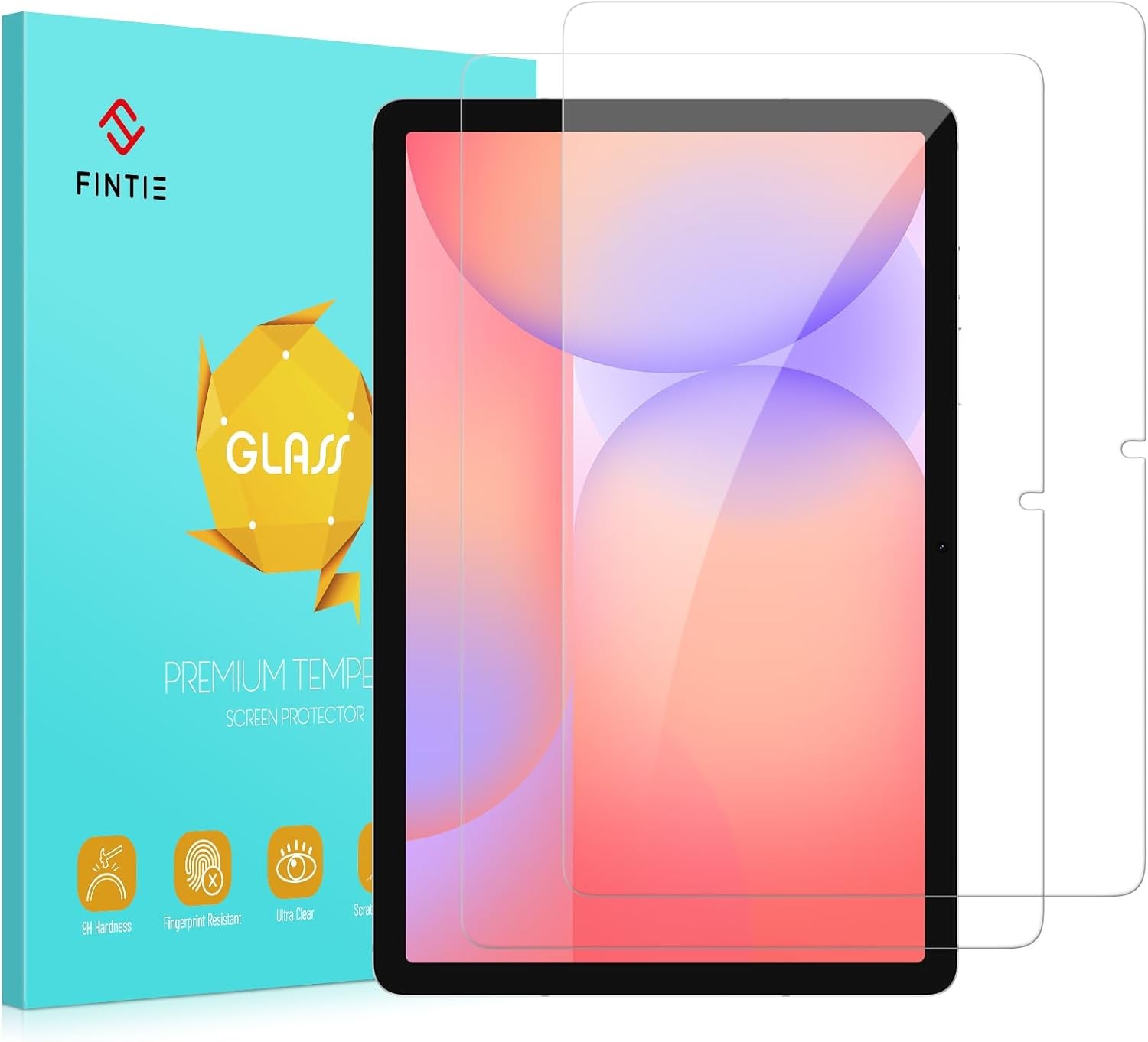 2 Pack Screen Protector for Galaxy Tab S10 Lite S10 FE S9 FE 5G 9H Glass
