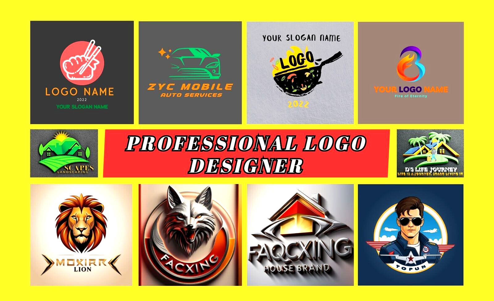 timeless logo designer minimalist unlimited professional logo designer
