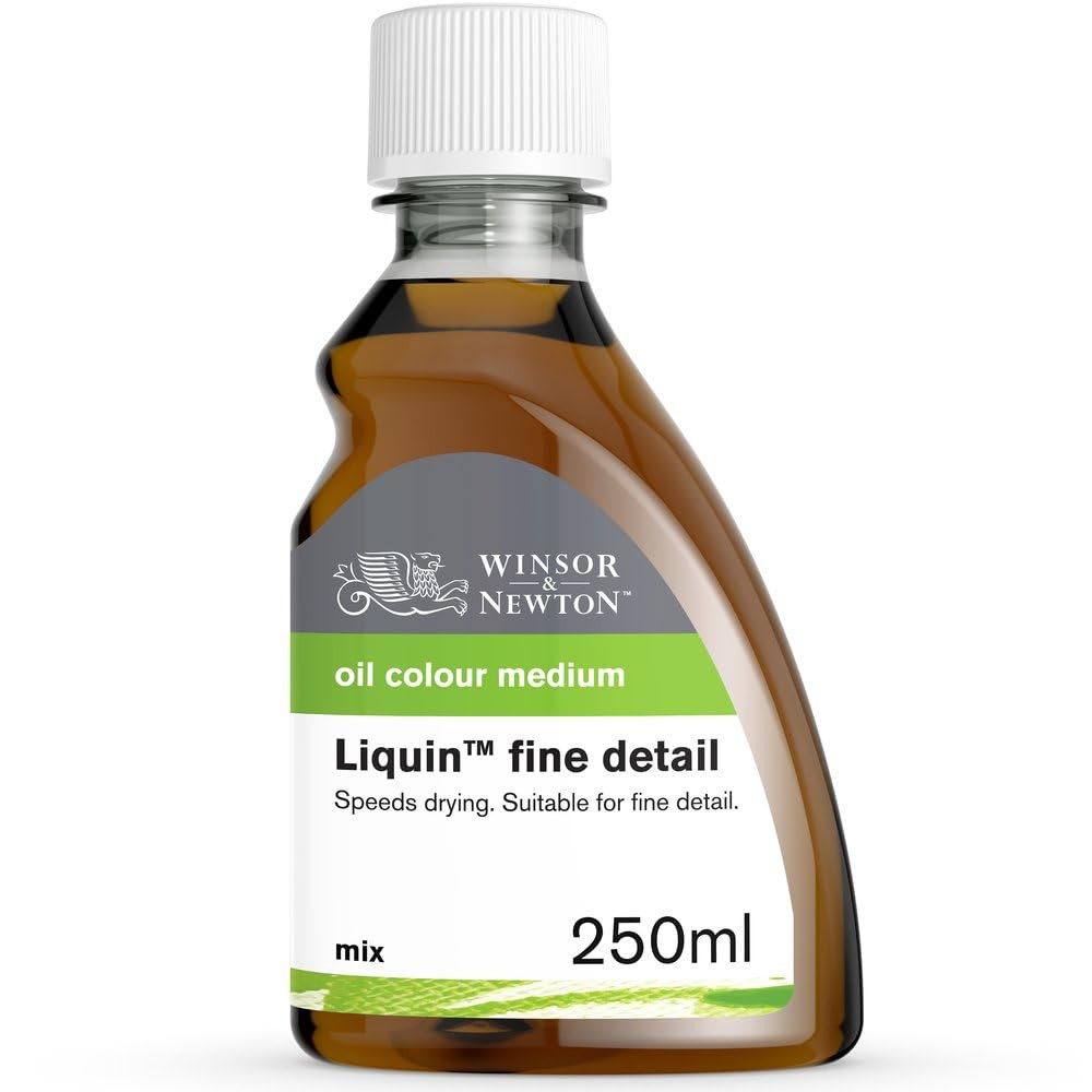 Winsor & Newton Liquin Fine Detail Medium 250ml 8.4oz Bottle Fast Dry