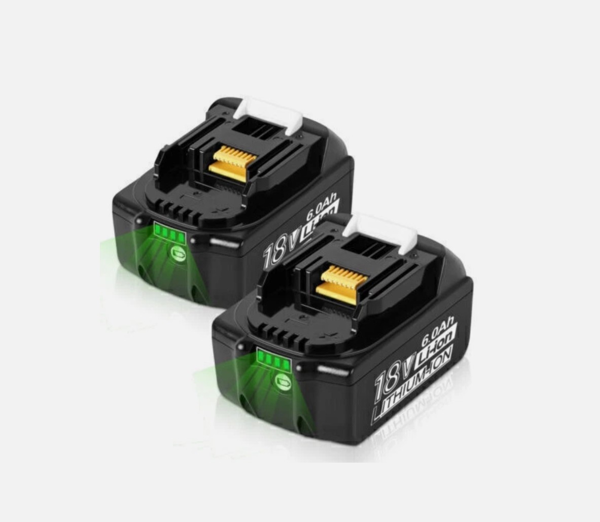 6AH 6.0AH Lithium Battery For Makita 18V LXT400 BL1840 BL1840B BL1860B