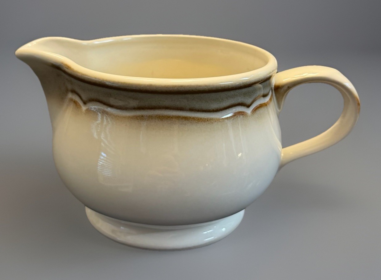 Festival by NORITAKE Gravy Boat Creamer Milk Tan Beige 