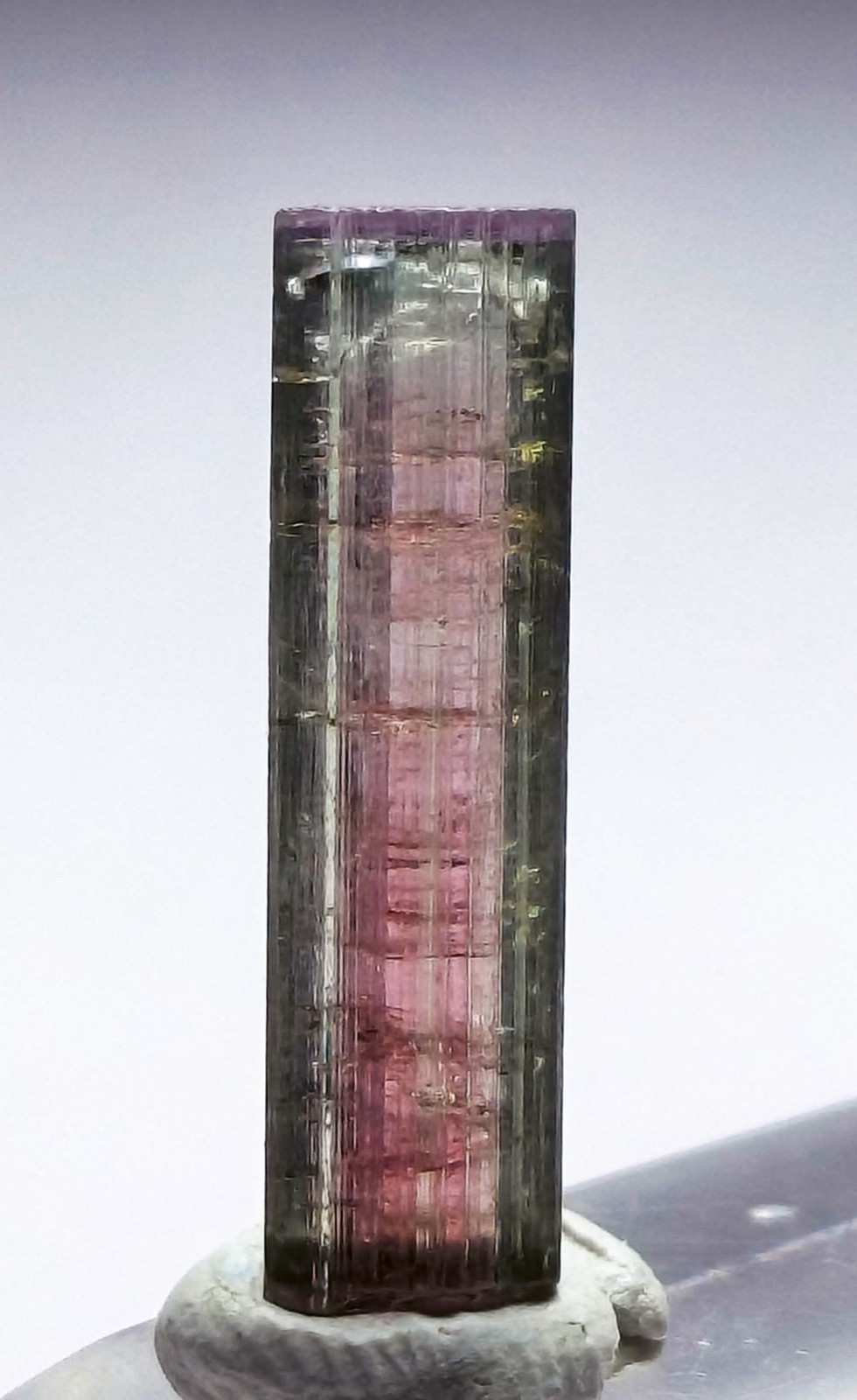Beautiful Pink Cap Watermelon Tourmaline  Crystal