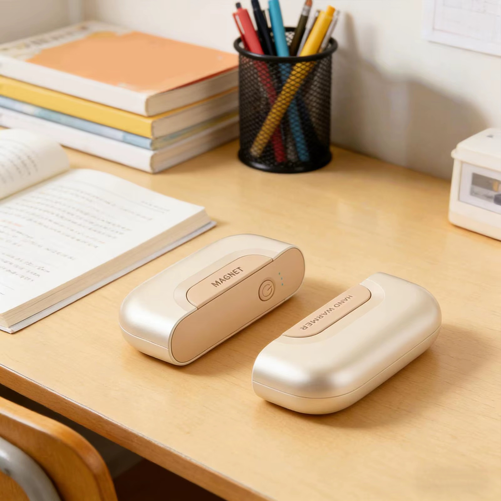 Hand Warmers Rechargeable Heated Reusable Electric USB Magnetic Power Bank Pocke