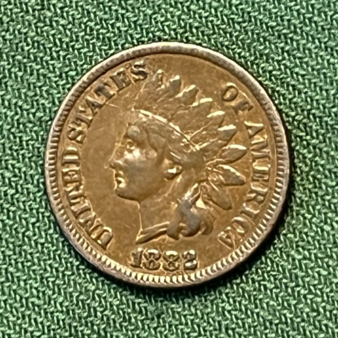 1882 Indian Head Penny - Better Date and Grade U.S. Cent - Lightly Circulated