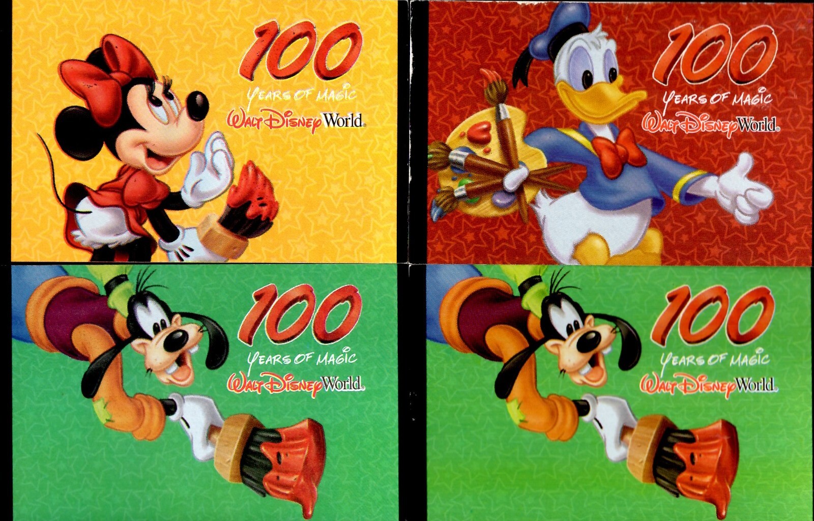 Walt Disney World 1 Day Used Tickets Lot of 4