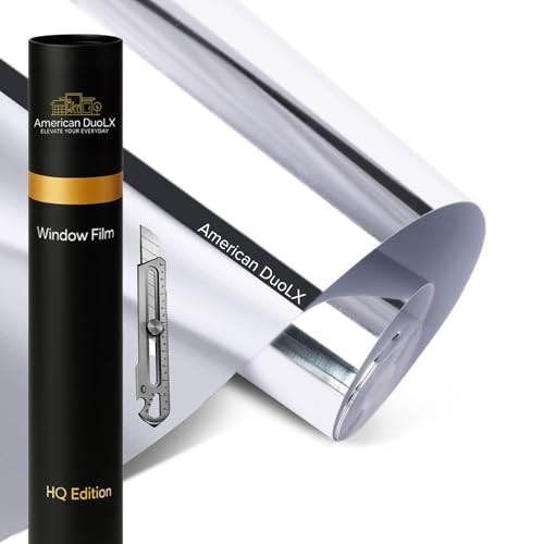 Privacy Window Film - One Way Window Tint for Home, Anti UV, Glare 48"x295"