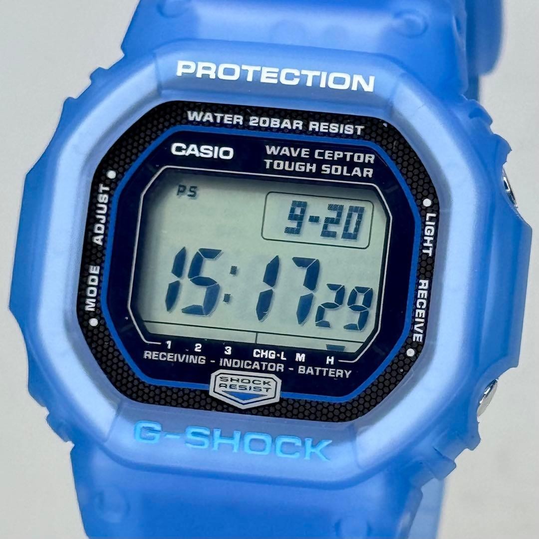 Casio GW5600KJ G Shock Limited Irukji Sky Blue Watch Tough Solar Radio Wave