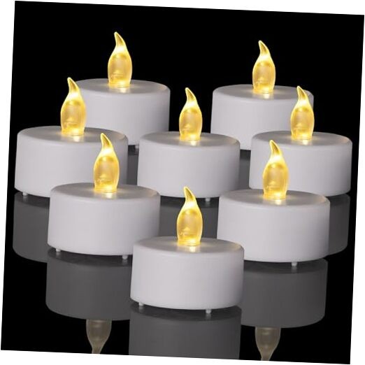LED Battery Tea Light Candle- 24 Pack Flameless Candles 24Pack WarmYellow
