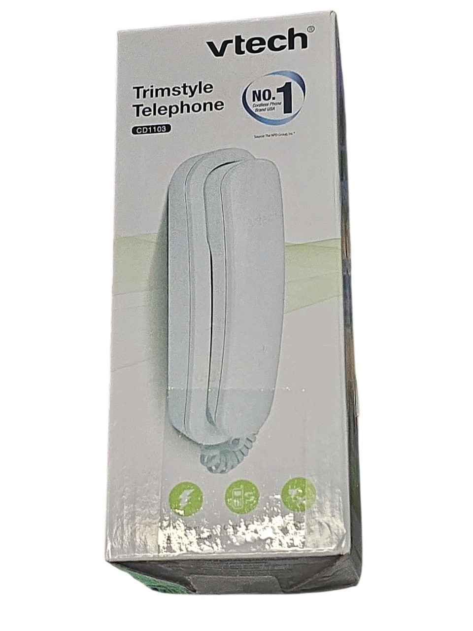 VTech CD1103 Trimstyle Corded Telephone – White – New Open Box