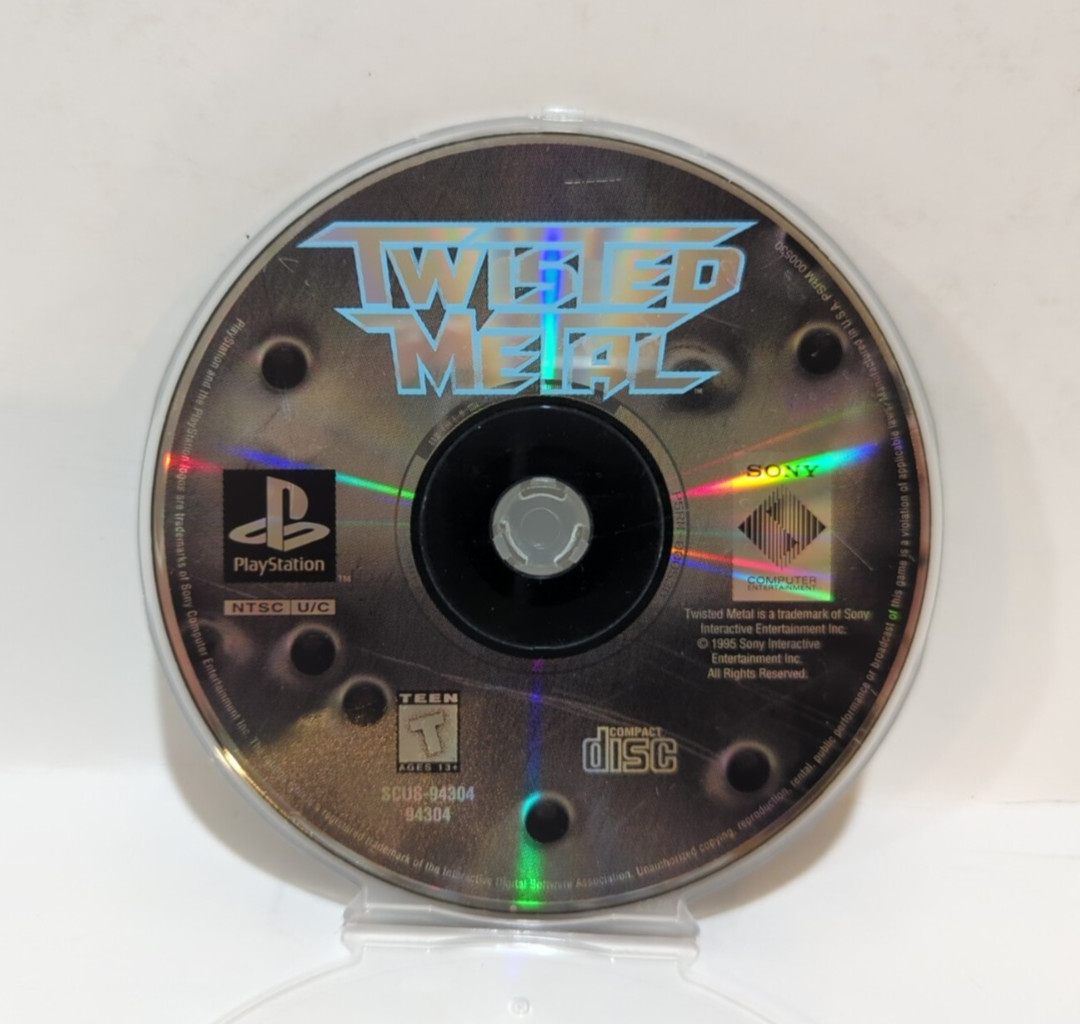 Twisted Metal (Sony PlayStation 1 PS1, 1995) Disc Only - Tested