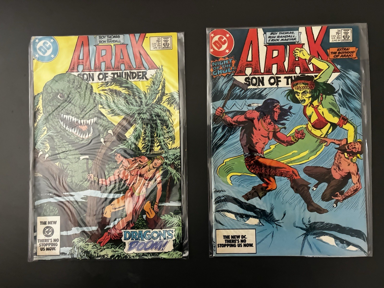 Arak: Son Of Thunder #32, 34 DC Comics  1984, 💥
