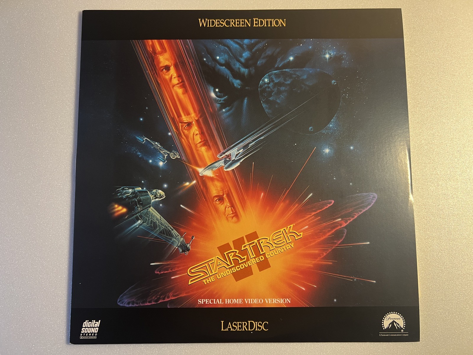 STAR TREK VI - The Undiscovered Country - 12” USA NTSC Laserdisc [NEAR MINT]