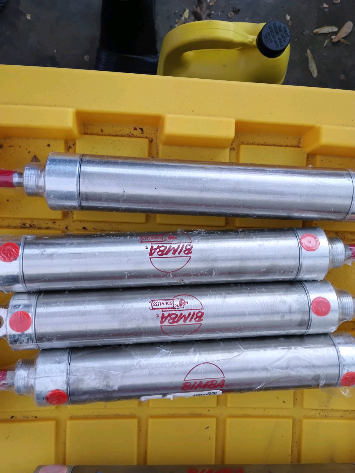 💥NEW BIMBA 122-DP PNEUMATIC CYLINDER 2" STROKE 1-1/4" BORE
