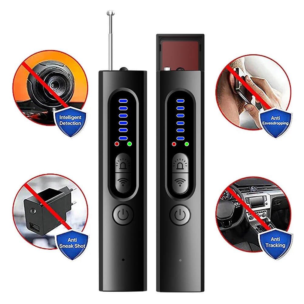 Home Office Hotel Hidden Camera Bug Detector GPS Tracker Finder Anti-Spy Device