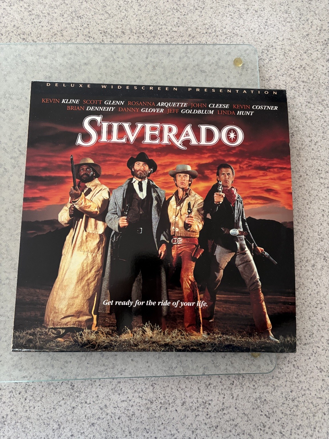 Silverado LaserDisc 1985 Western Widescreen Kevin Kline Columbia Pictures
