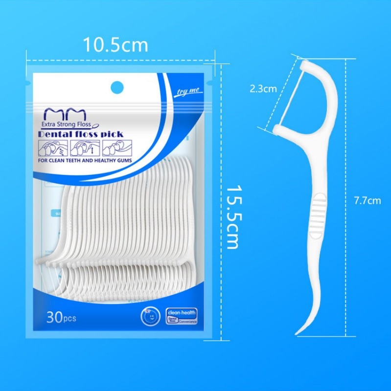 Dental Orthodontic Oral Floss Interdental Brush Toothpick Teeth Cleaning