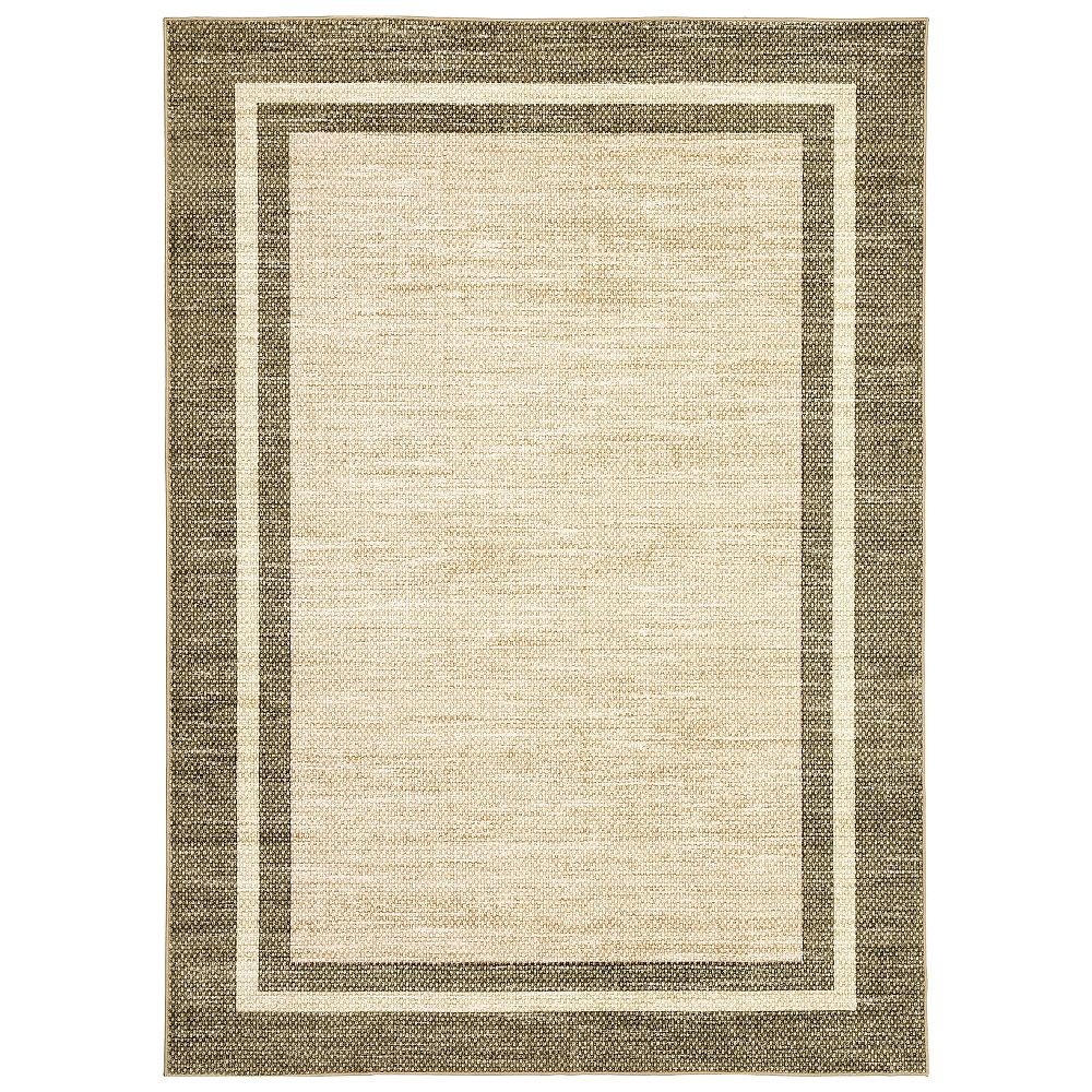 8'x10' Washable Modern Living Room Bedroom Rugs, Bordered Non Slip