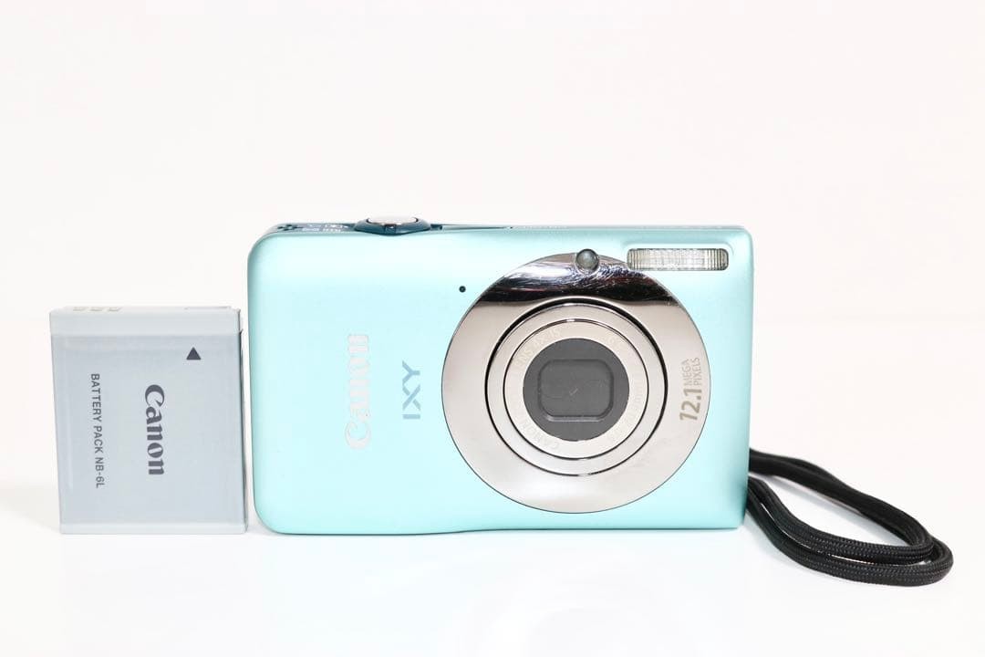 Canon IXY 200F Blue Compact Digital Camera Tested Excellent Condition