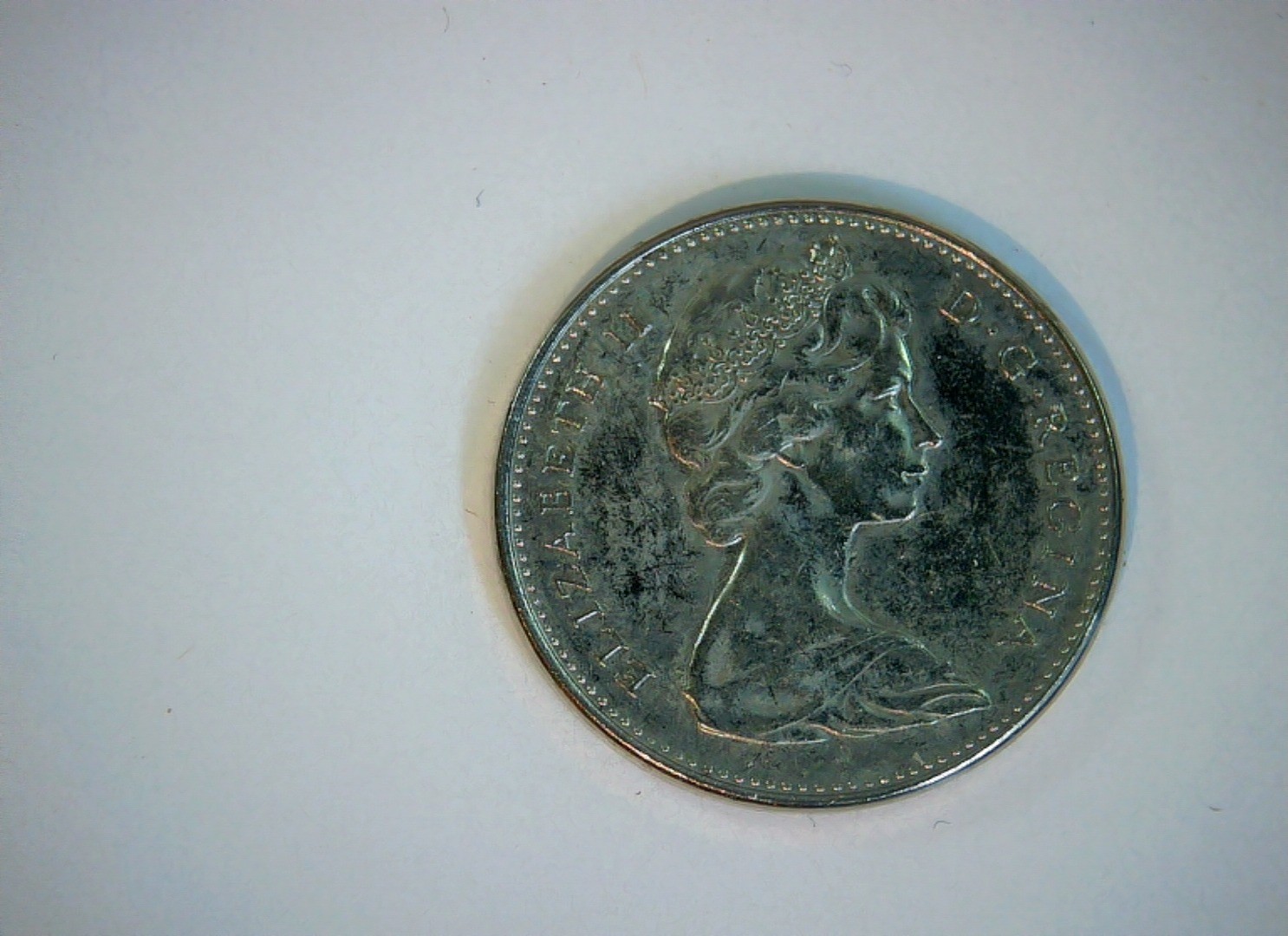 Canada 1967 5 Cents Elizabeth II (Young Head) / Rabbit (Centennial) Coin