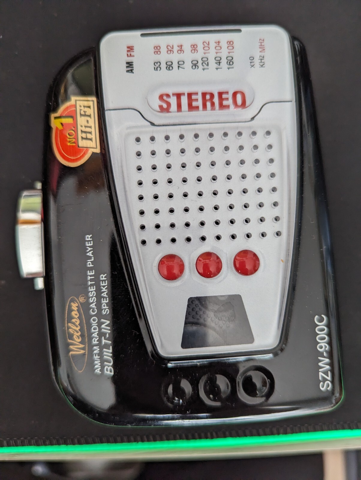 wellson stereo cassette player