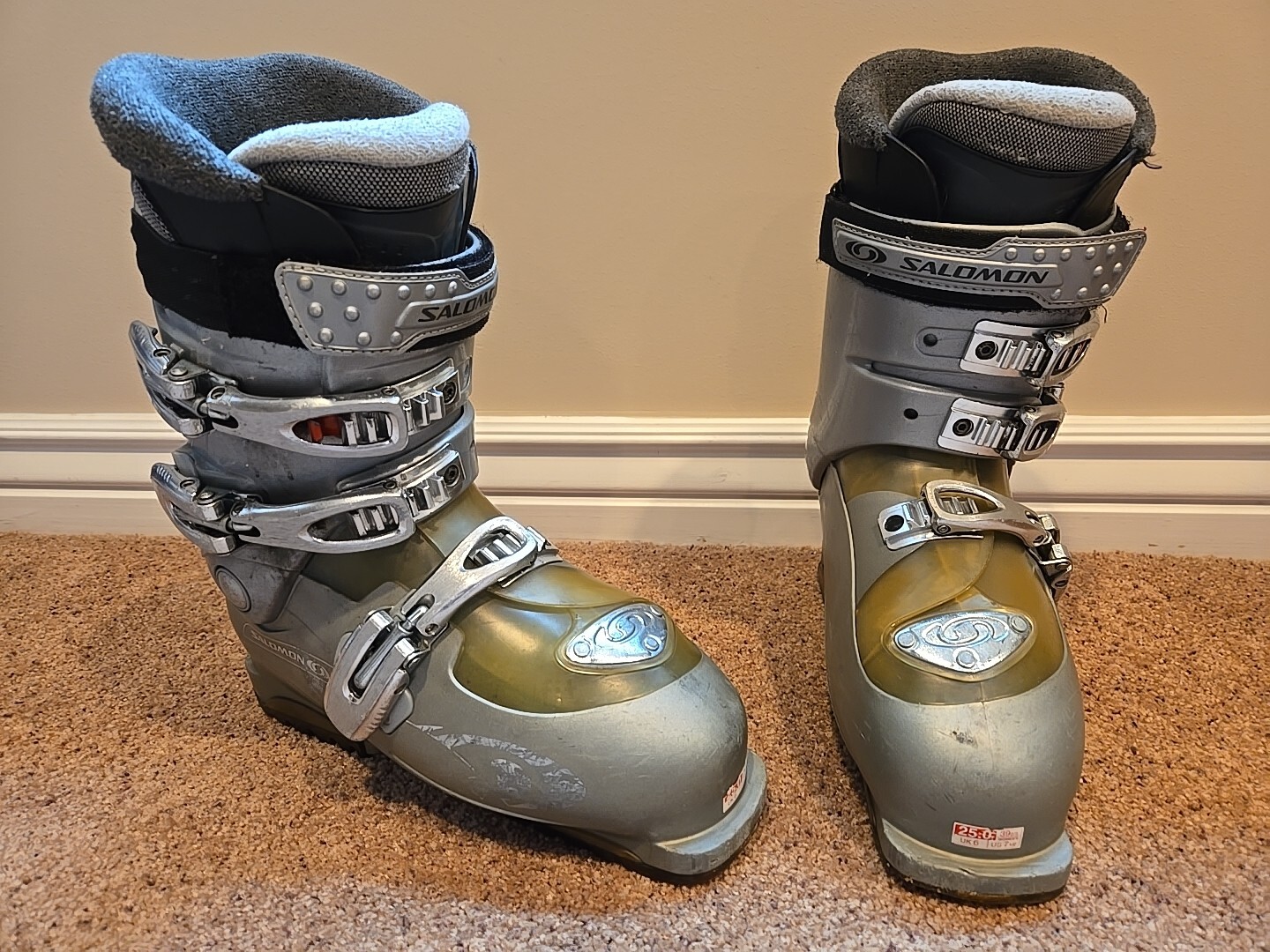 Salomon Ellipse AF Womens Ski Boots Mondo 25/25.5, 296 Mm Shell