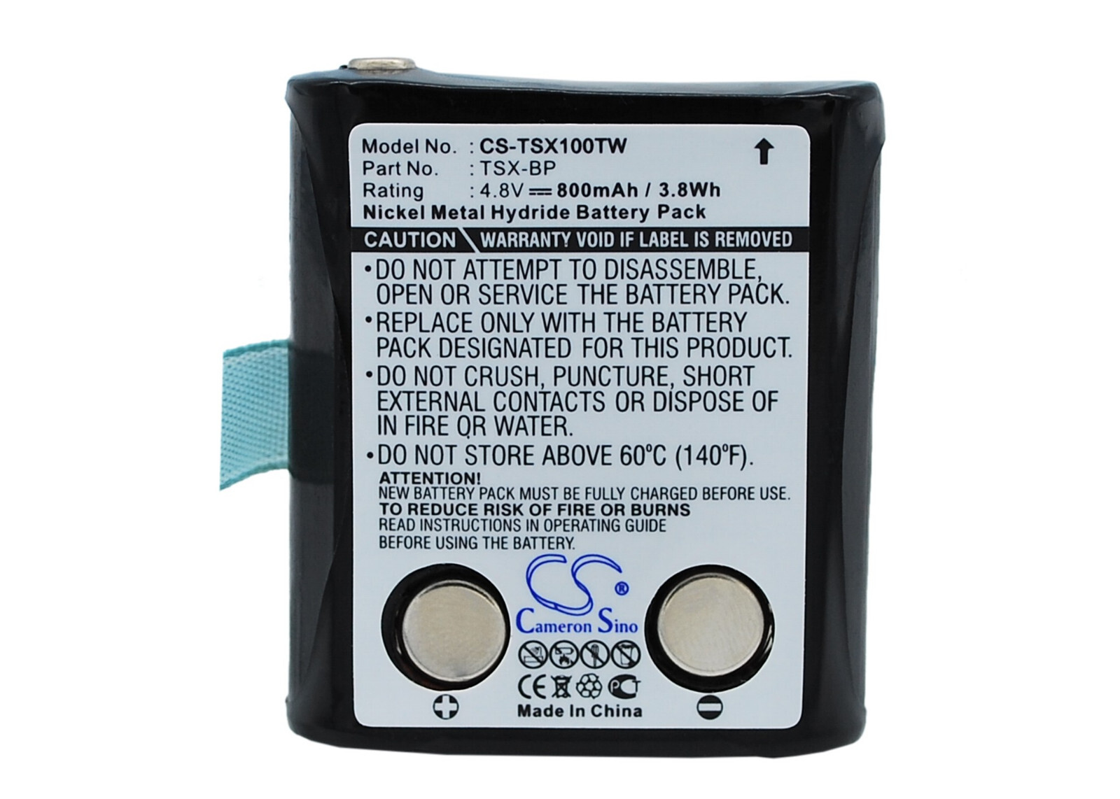BATTERIE Ni-MH 4.8V 800mAh TSX-BP For TriSquare TSX100, TSX300
