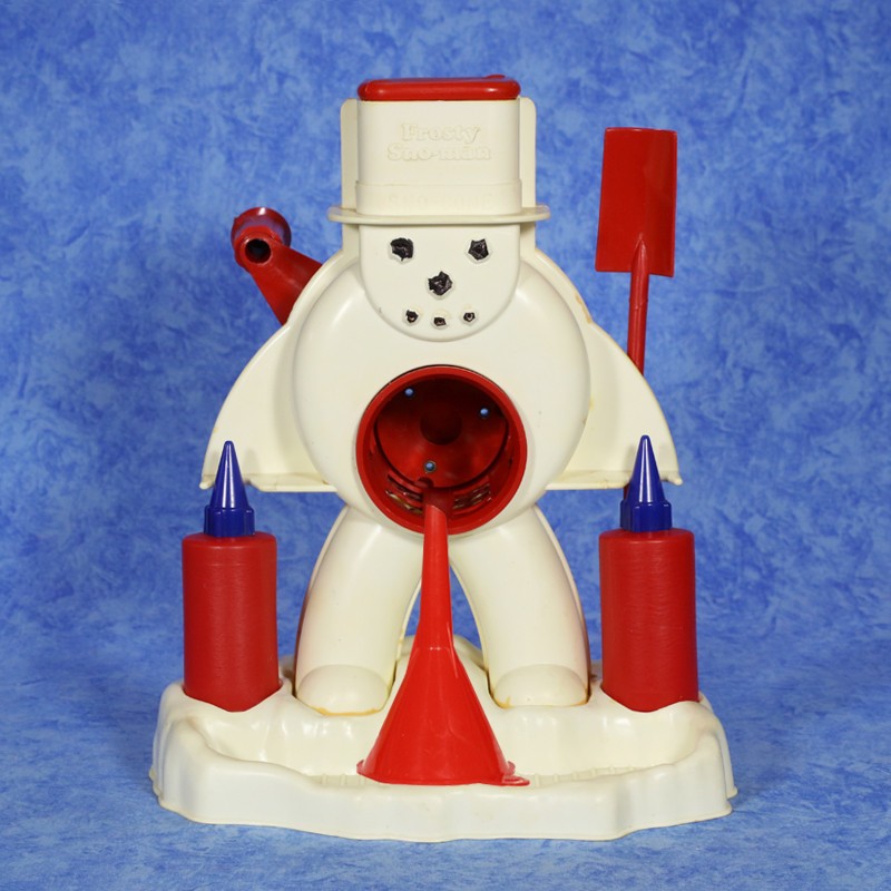 1960s Frosty Snowman SNO-CONE MACHINE by HASBRO Baby Boomer Christmas NICE!