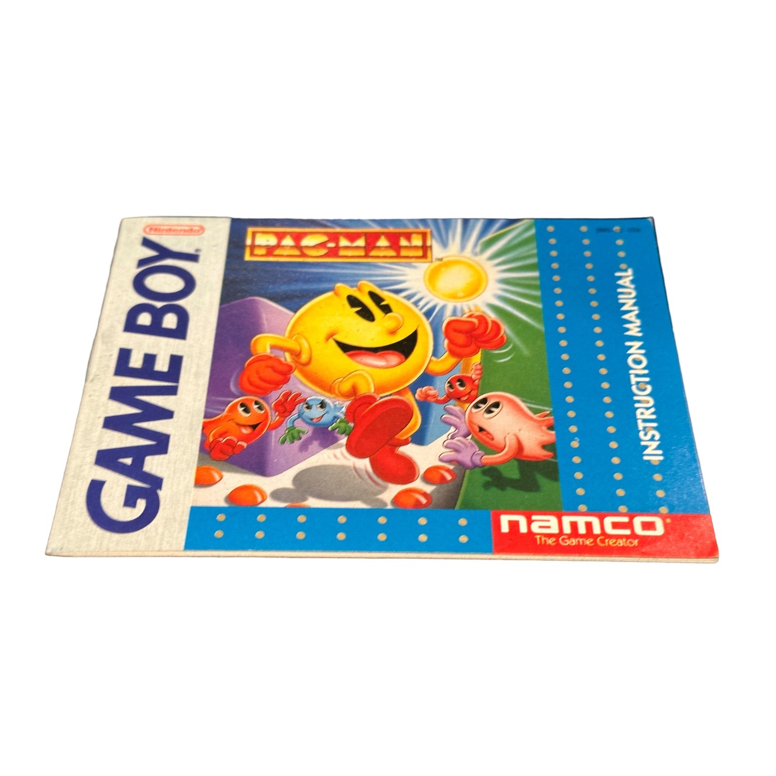 Pac-Man Nintendo Gameboy Instruction Manual Authentic