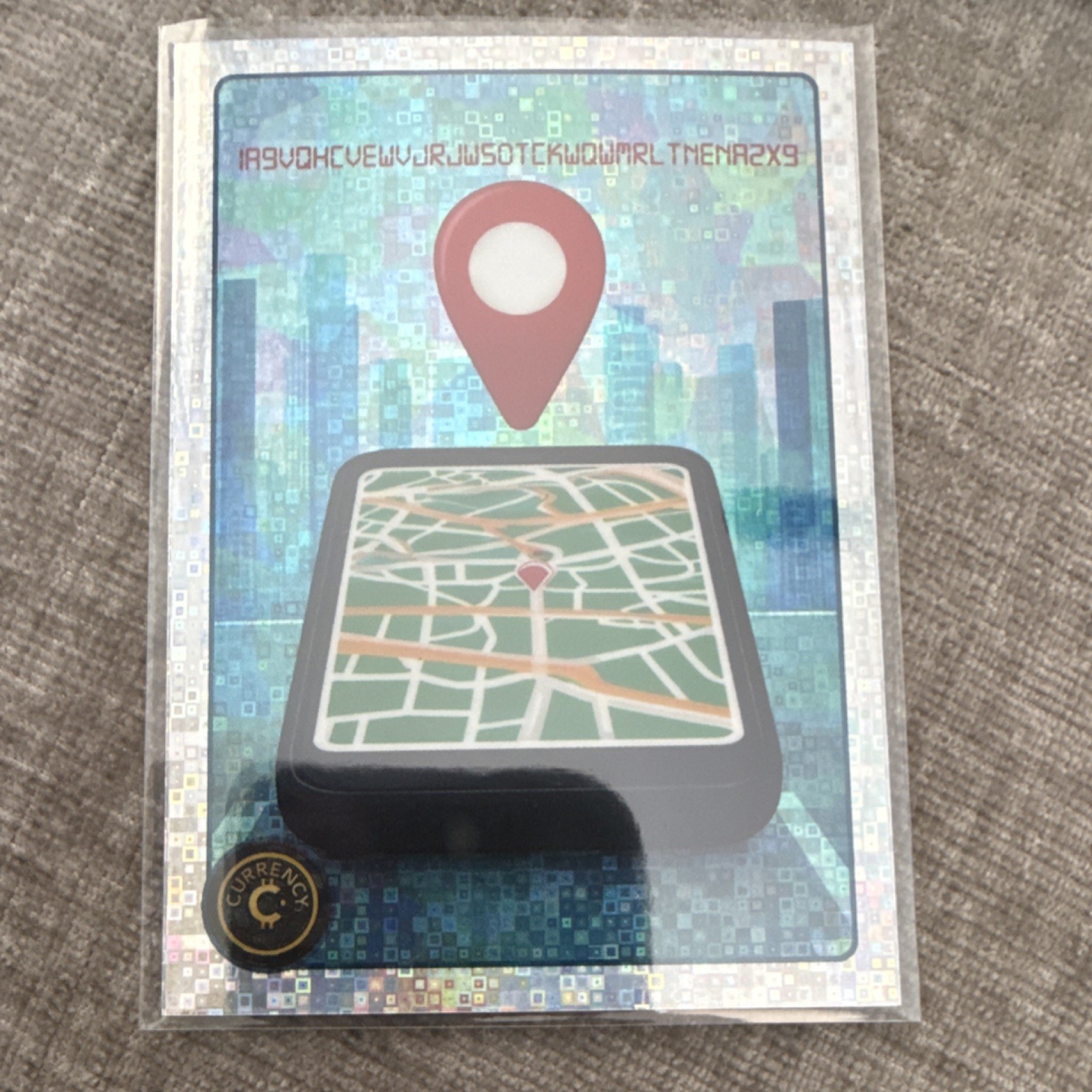 Currency Public Address Crypto-Collectible Card #113