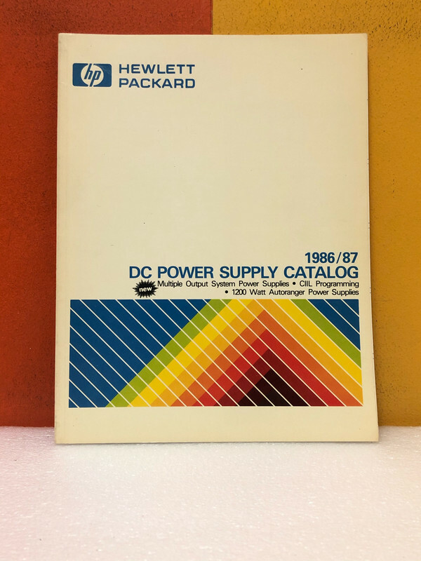 HP Agilent 1986 / 1987 DC Power Supply Catalog