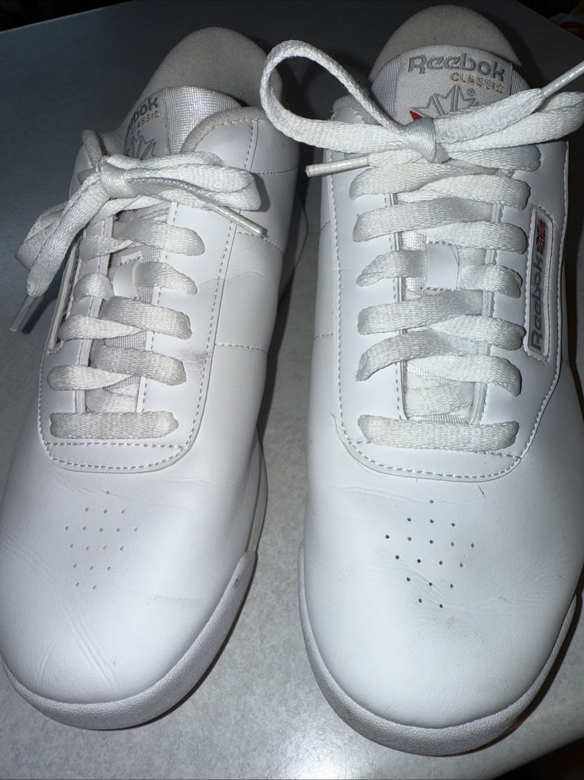 Reebok Shoes Womens Size 10W White Lace Up Low Top Princess Classic Tennis Shoe