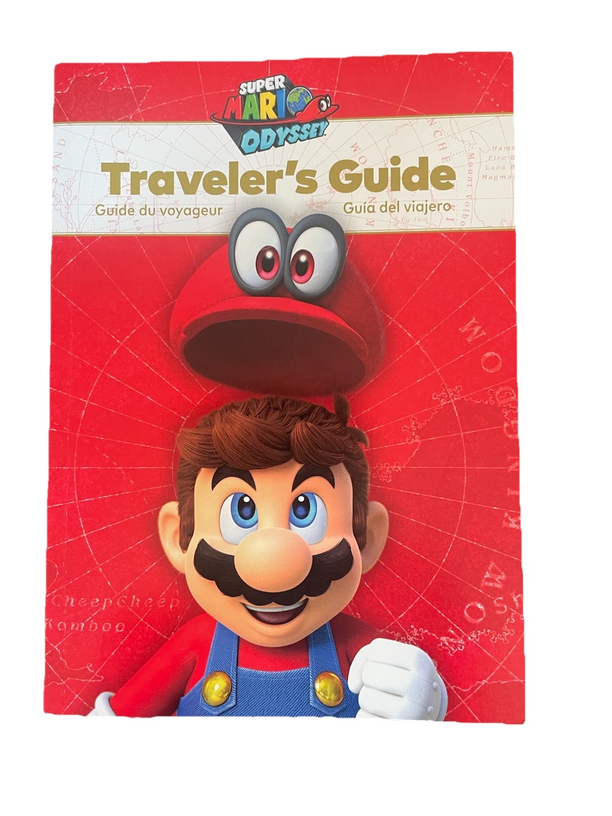 Super Mario Odyssey Traveler's Guide Book Manual for Nintendo Switch paperback