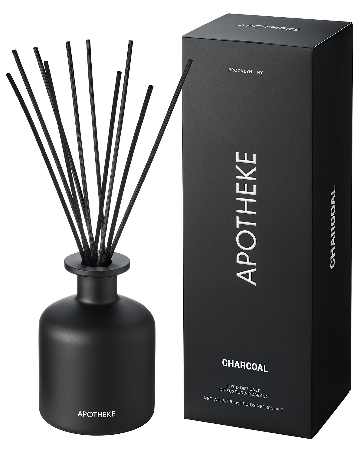 APOTHEKE-Charcoal Reed Diffuser, 6.7-oz.|20277
