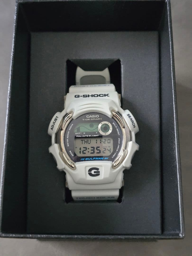 Casio G Shock Gulfman DW9700LG Solar Watch World Time Moon Data 20Bar