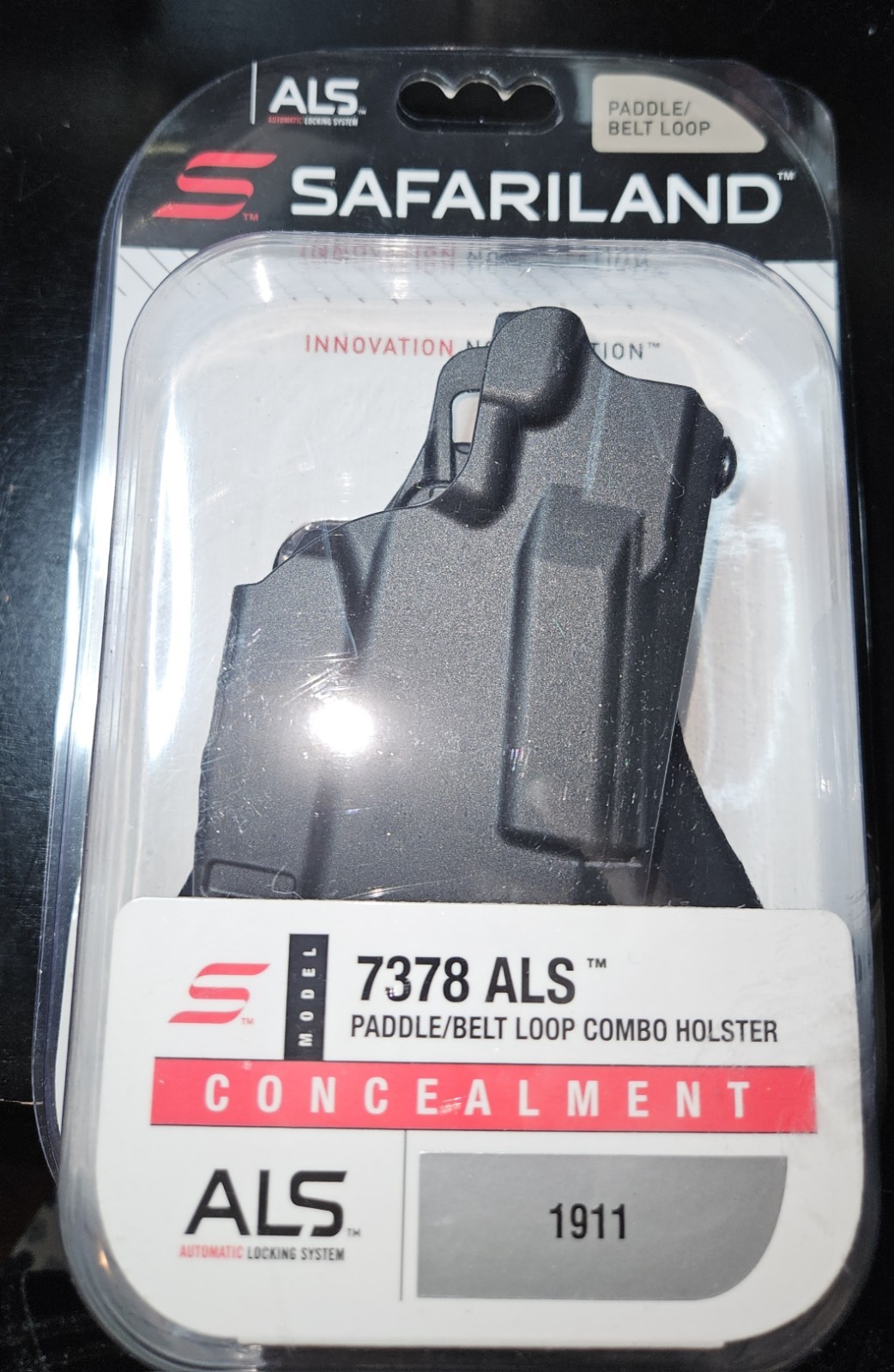 Safariland Paddle/Belt Loop Combo Holster Right Hand