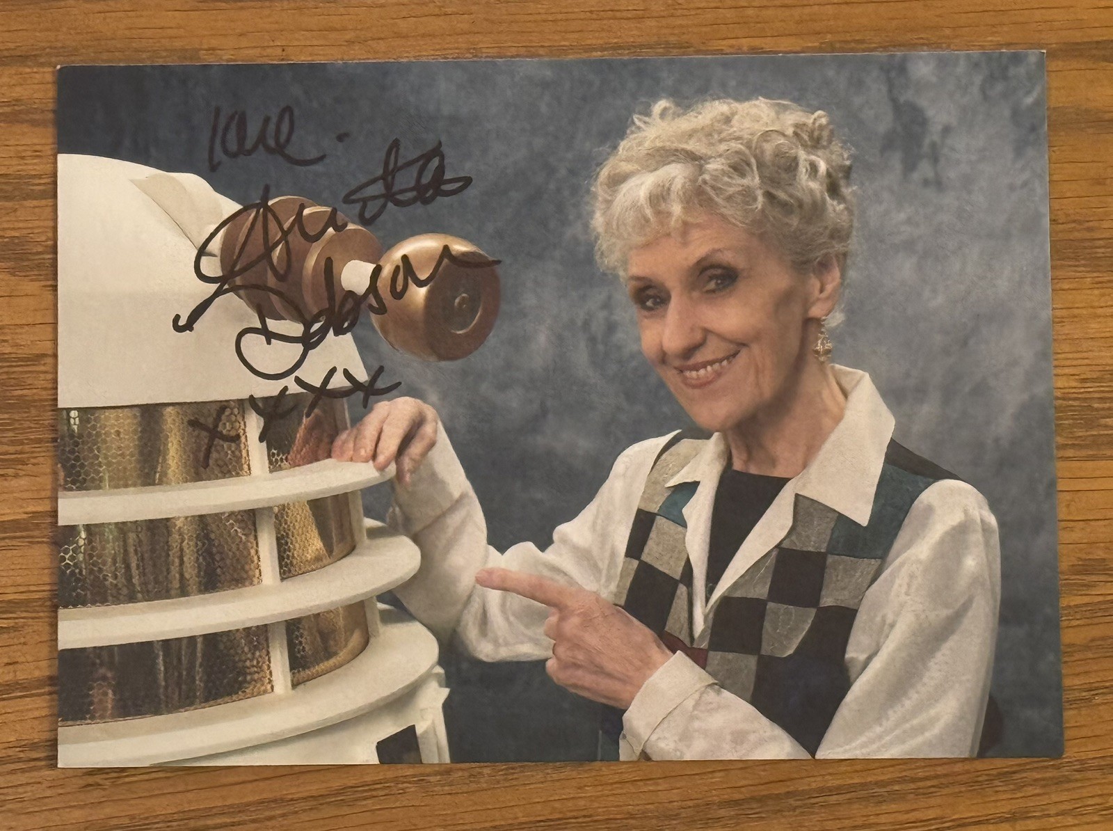 Anita Dobson, Doctor Who, Eastenders, Official Photo Card, Hand Signed 6x4