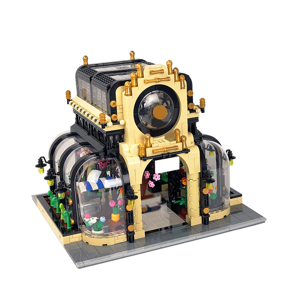 Modular Botanical Garden with Flower Shop & Coffee Corner 2403 Pieces