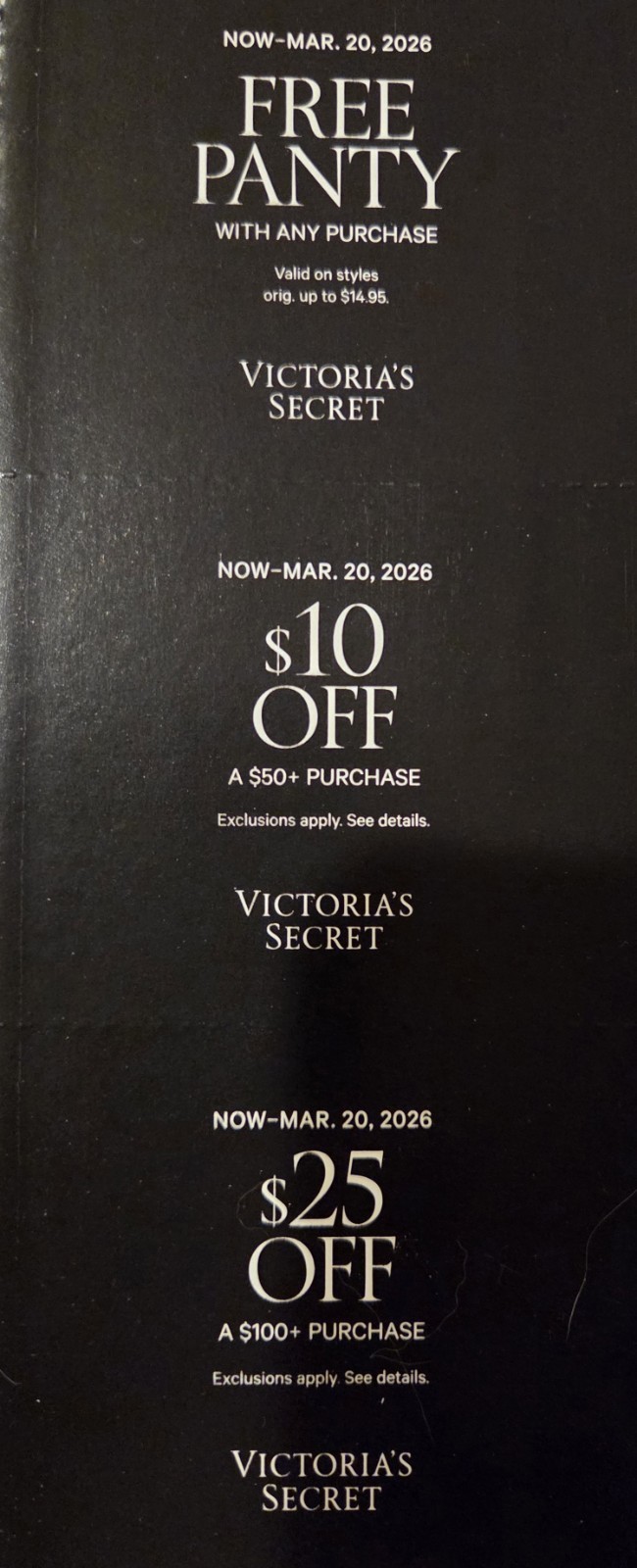 Victoria’s Secret Coupons 