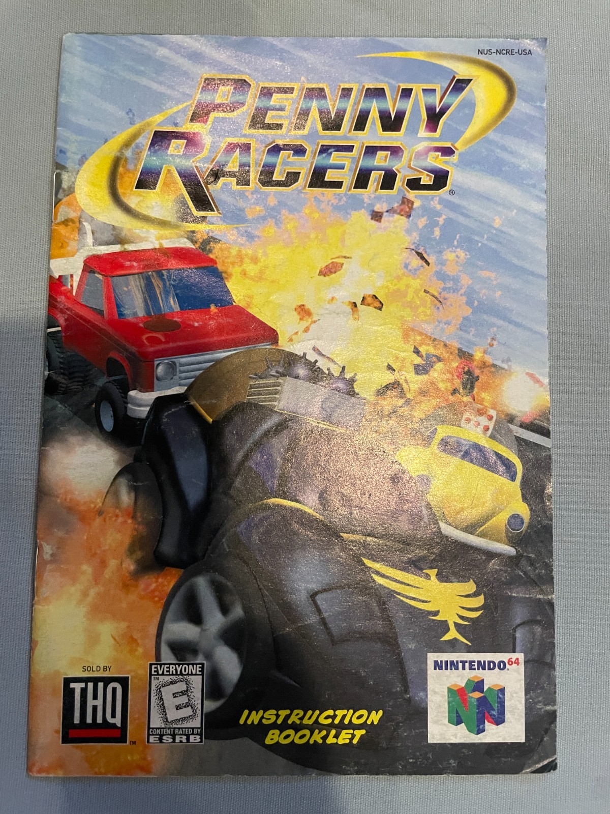 Penny Racers - Nintendo 64 N64 THQ Video Game Instruction Booklet Manual ONLY!