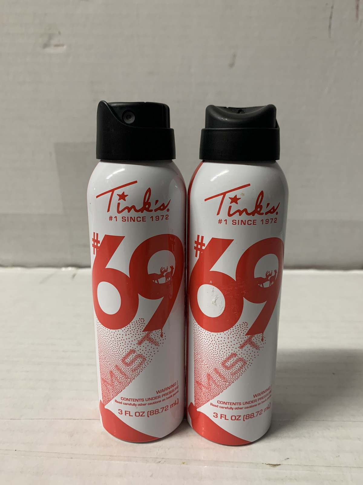 (x2)- Tink's #69 Doe-In-Rut Hot Shot Mist 3oz –  Deer Attractant-lot Set