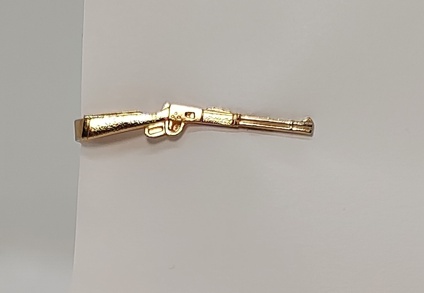 Lever Action Ranch Rifle Vintage Tie Bar Clip hunting