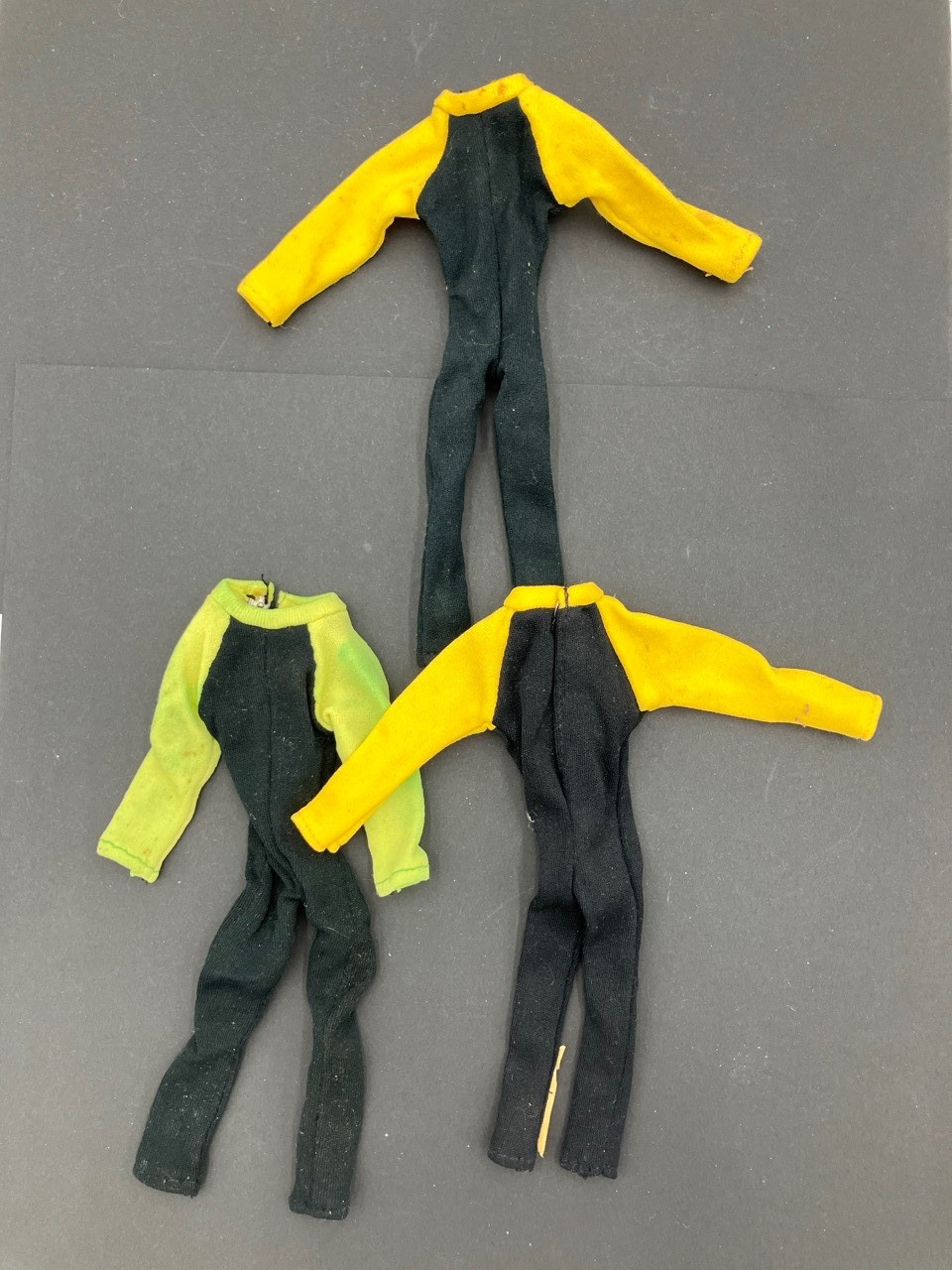 GI Joe Super Gi Joe Uniform 8inch Hasbro 3 outfits - vintage