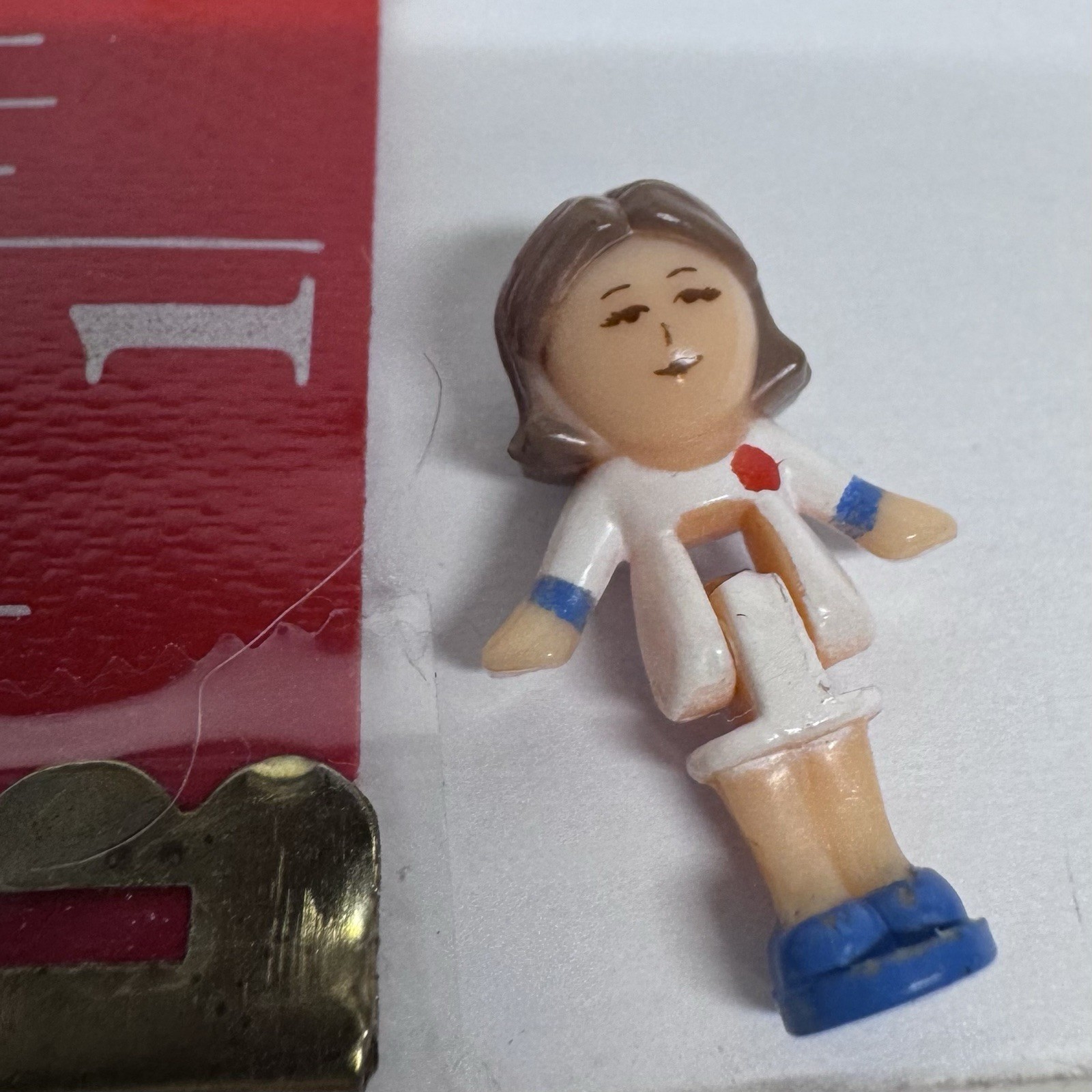 1990 Vintage Polly Pocket Doll Figure Polly's Hair Salon Pixie Bluebird Toys