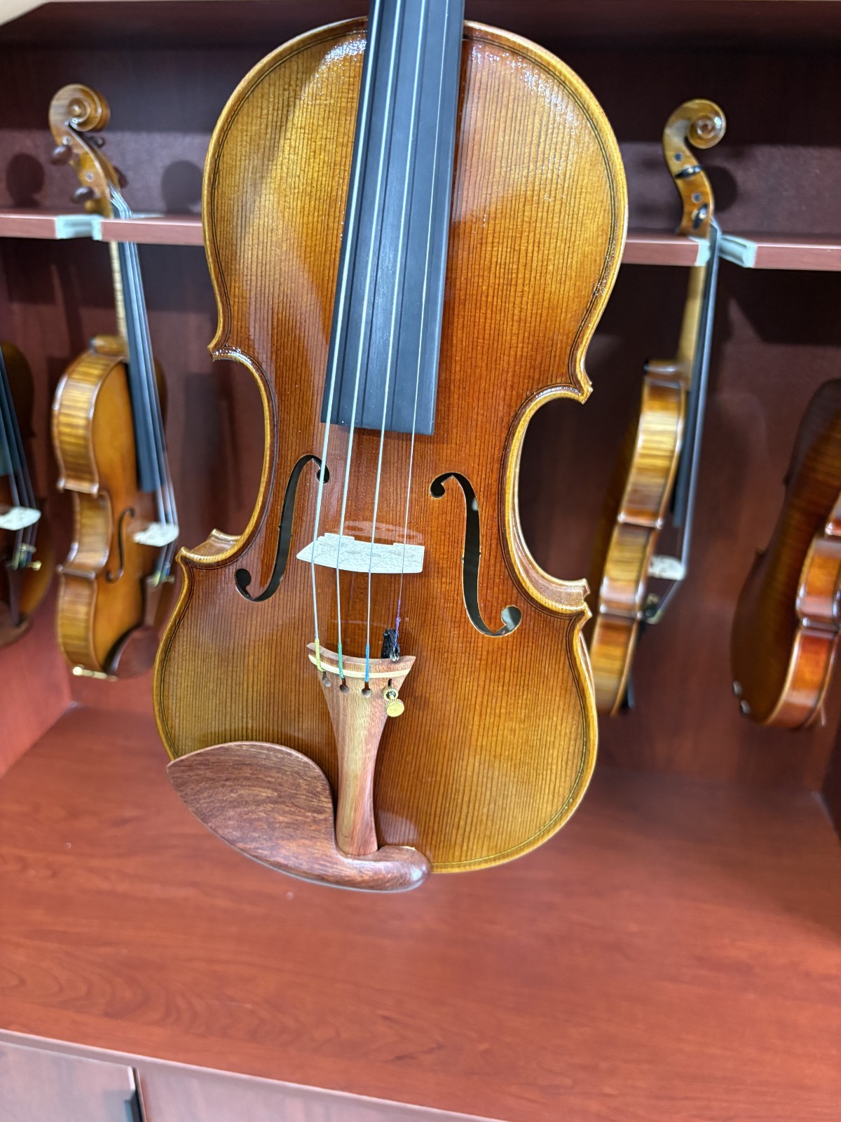 Nice Flamed Professional Handmade 3/4 Violin with Case&Bow(DDP to USA)