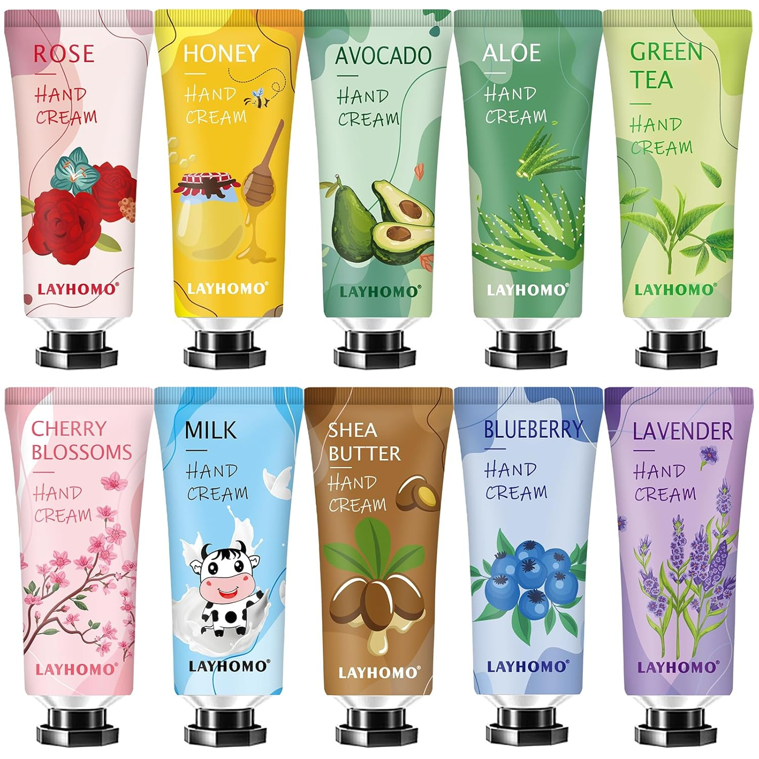 10 Pack Christmas Gifts Hand Cream Set,Christmas Gifts for Women,Stocking Stuffe