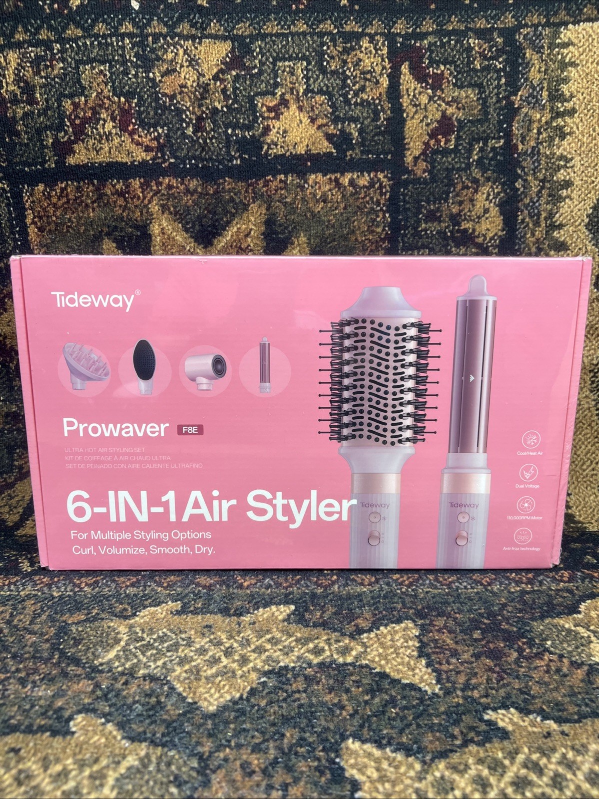 Tideway Prowaver 6 In 1 Air Styler for Hair Care Hot Air Brush
