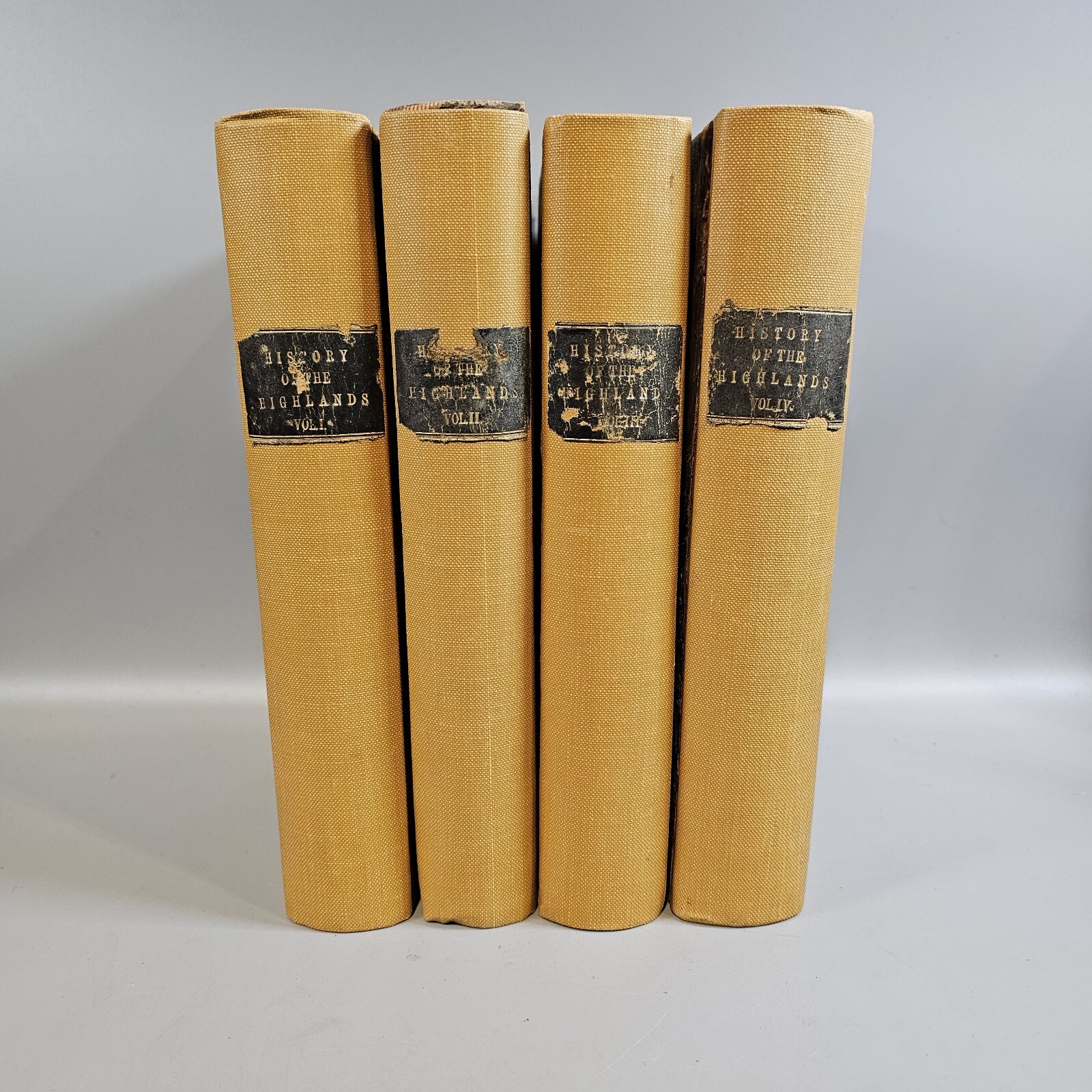 History Of The Highlands & Highland Clans James Browne 4 Volumes 1849-1850