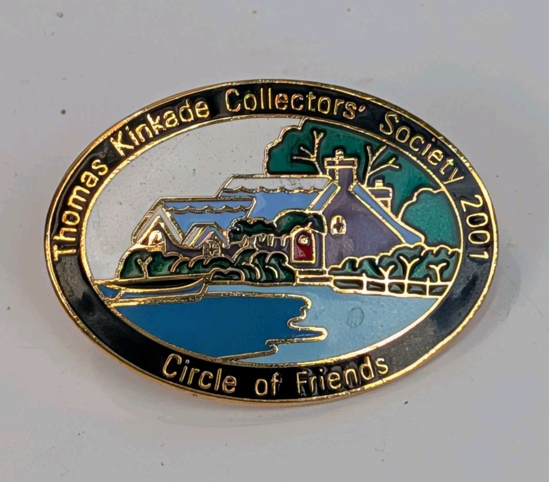 Vintage 2001 Collectors Society Society Circle Of Friends Enamel Lapel Pin