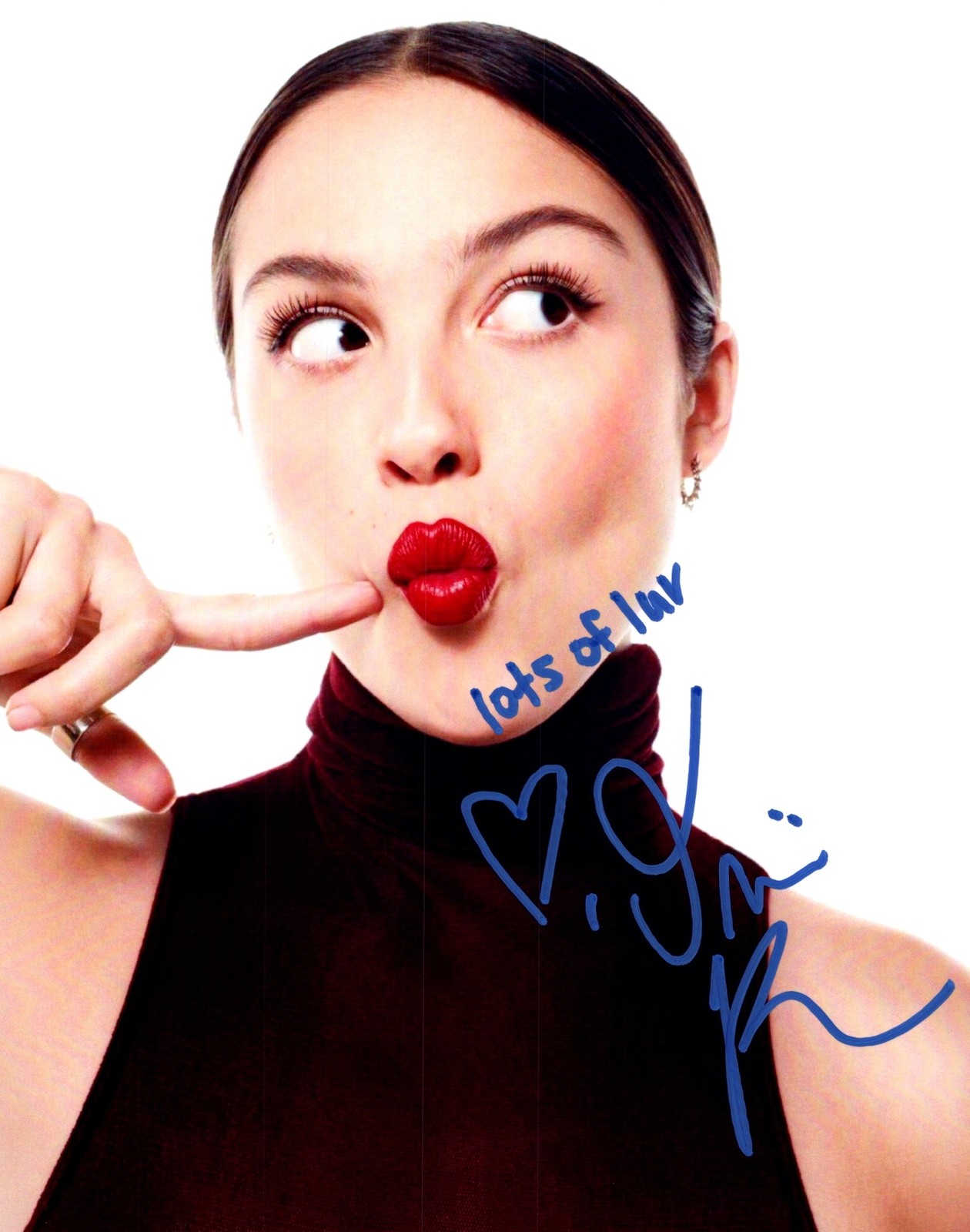 Olivia Rodrigo Inscribed Signed Autographed Photo Authentic 8X10 COA